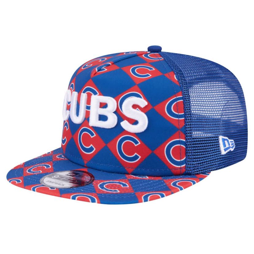 MLB Chicago Cubs Seeing Diamonds A-Frame Trucker 9FIFTY Snapback Hat