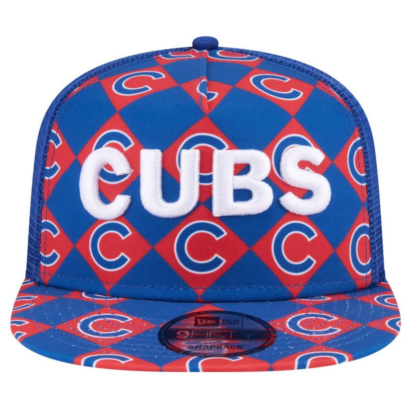 MLB Chicago Cubs Seeing Diamonds A-Frame Trucker 9FIFTY Snapback Hat