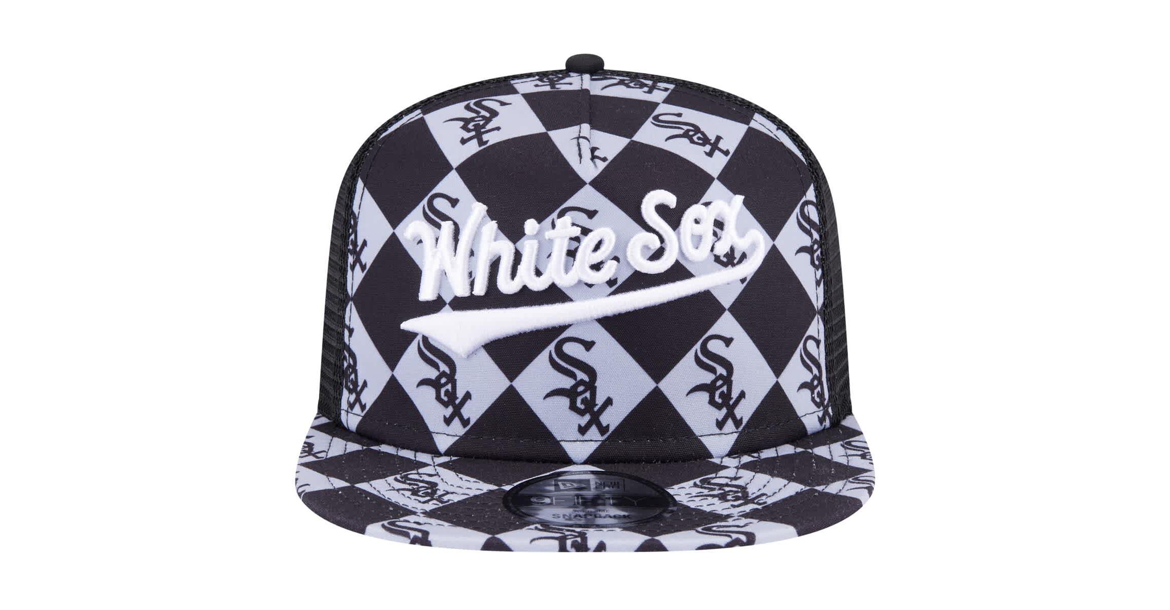 Chicago White Sox MLB Chicago Sox Seeing Diamonds A-Frame Trucker 9FIFTY Snapback Hat