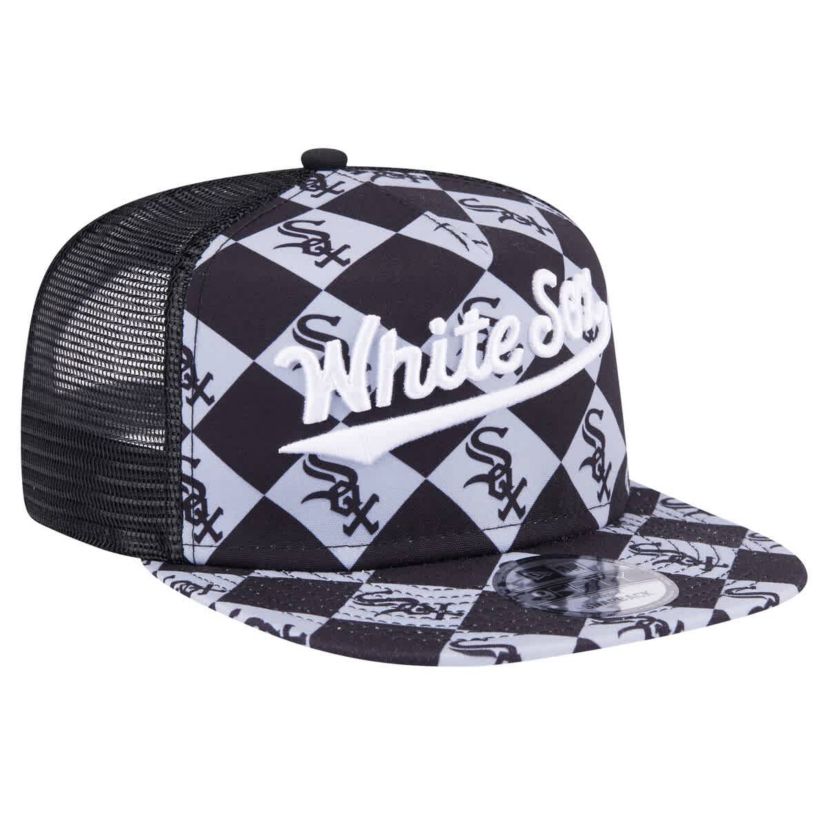 Chicago White Sox MLB Chicago Sox Seeing Diamonds A-Frame Trucker 9FIFTY Snapback Hat