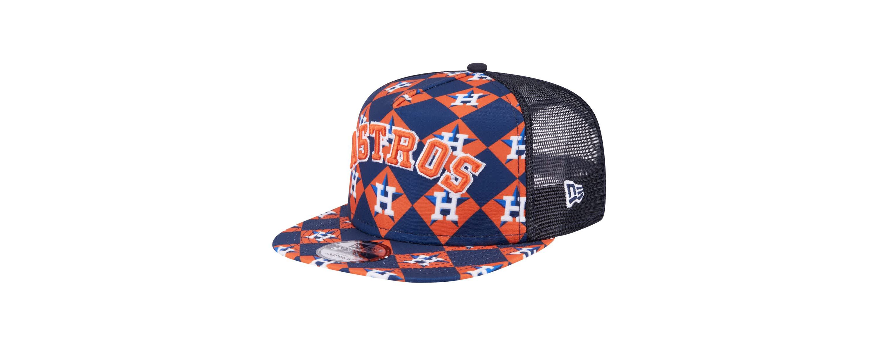 MLB Houston Astros Seeing Diamonds A-Frame Trucker 9FIFTY Snapback Hat