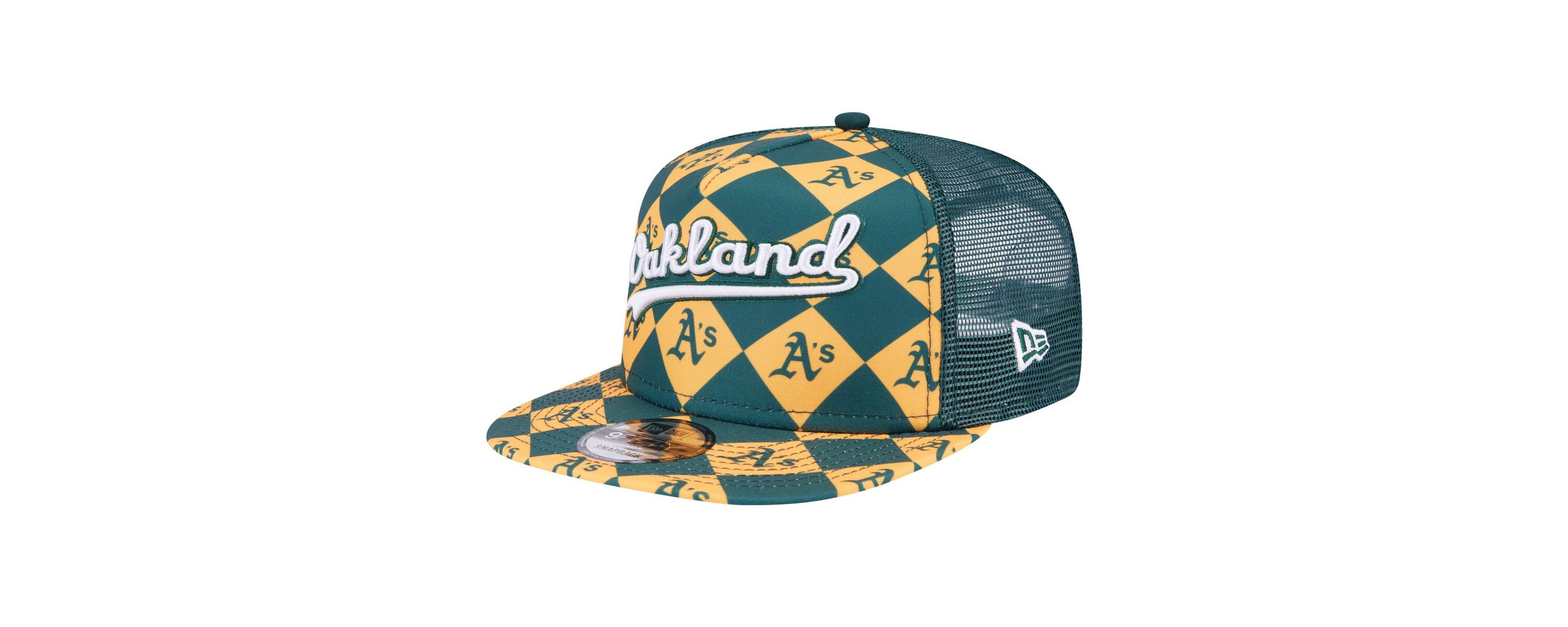 Cooperstown Teams Oakland Athletics Seeing Diamonds A-Frame Trucker 9FIFTY Snapback Hat