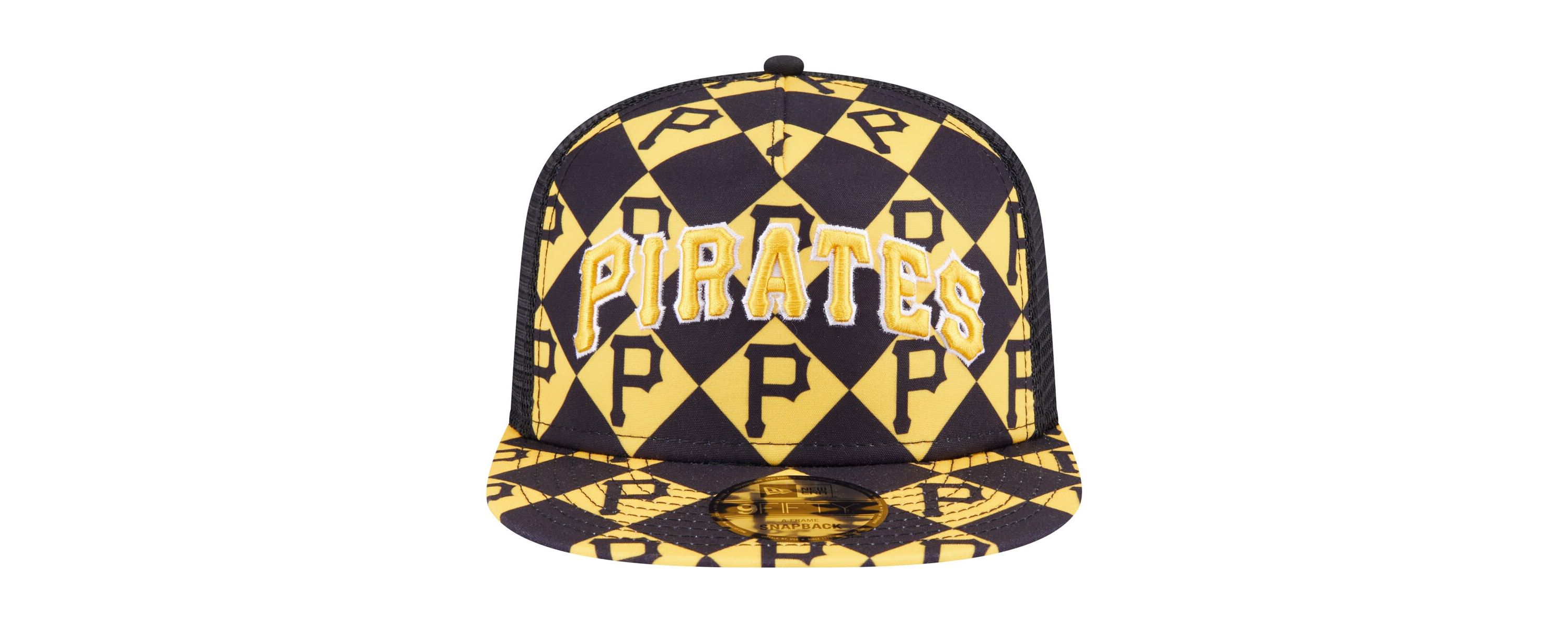 MLB Pittsburgh Pirates Seeing Diamonds A-Frame Trucker 9FIFTY Snapback Hat