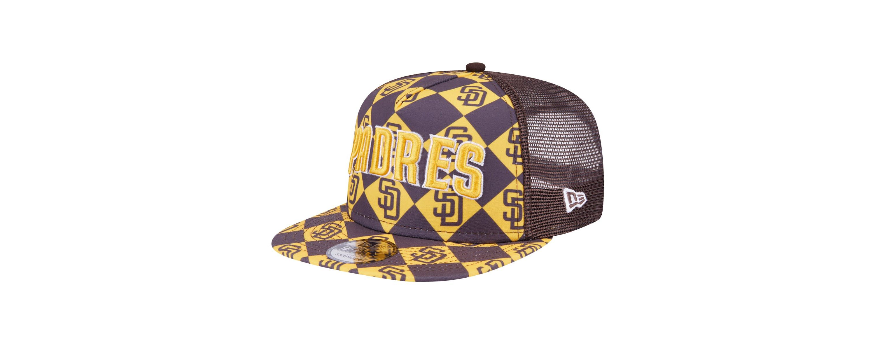 MLB San Diego Padres Seeing Diamonds A-Frame Trucker 9FIFTY Snapback Hat