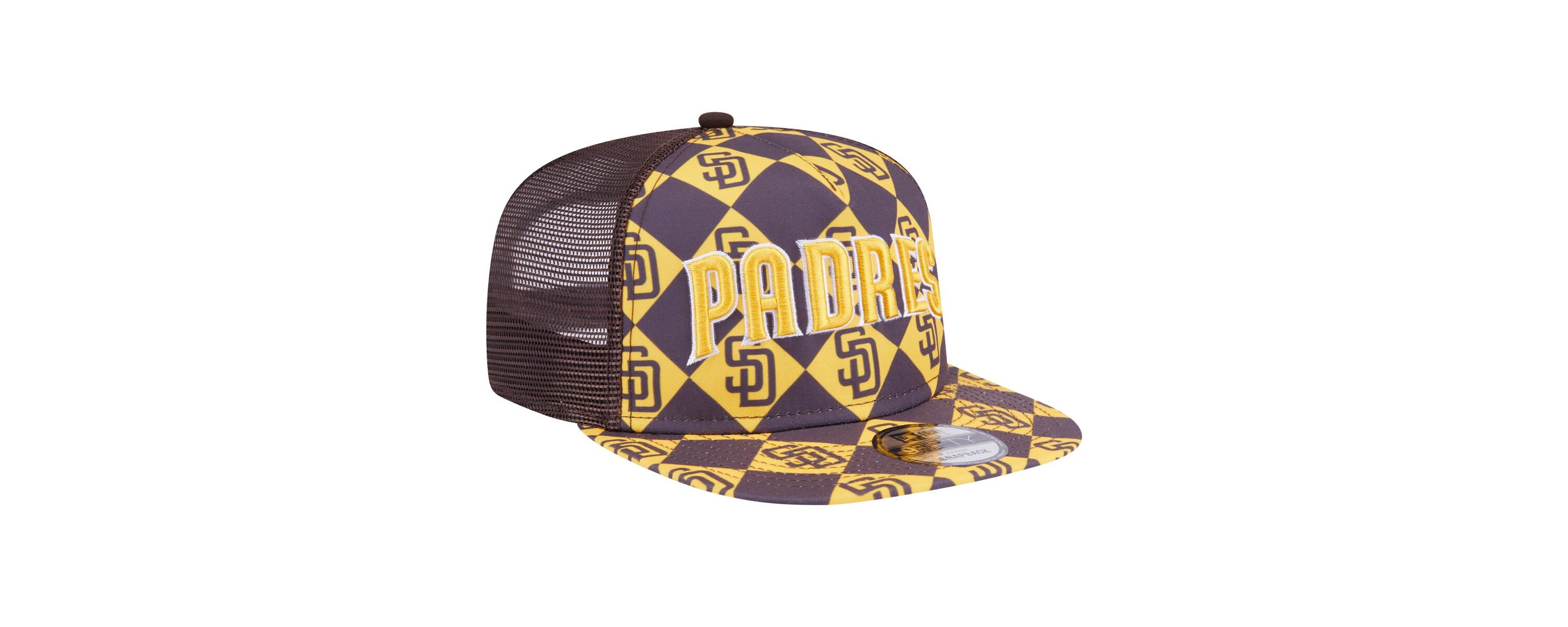 MLB San Diego Padres Seeing Diamonds A-Frame Trucker 9FIFTY Snapback Hat