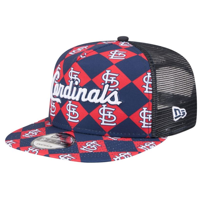 MLB St. Louis Cardinals Seeing Diamonds A-Frame Trucker 9FIFTY Snapback Hat