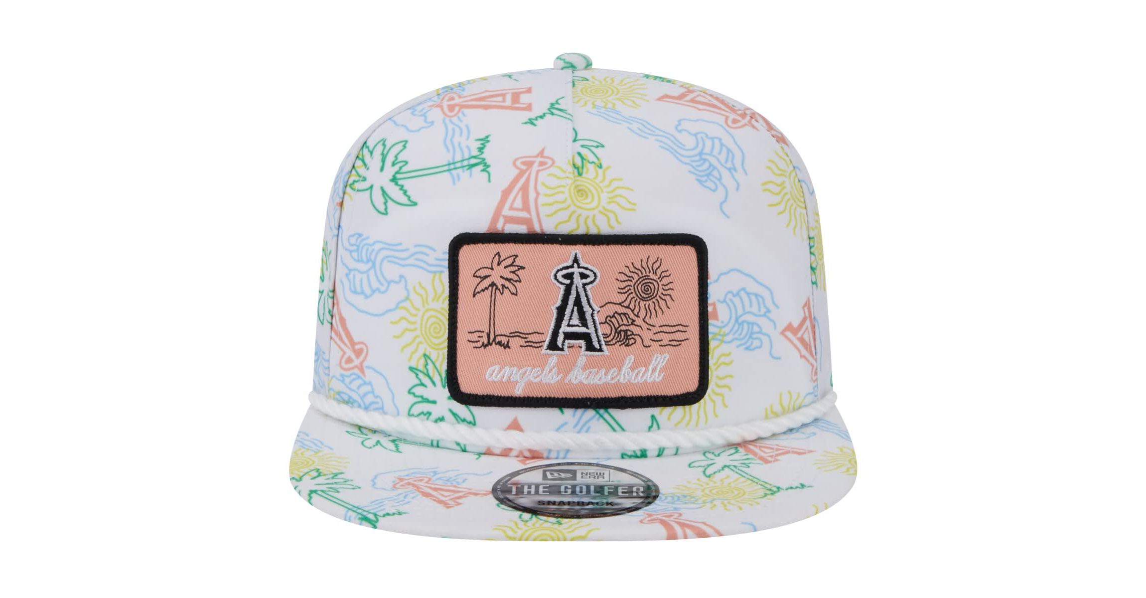 MLB Los Angeles Angels Islander Golfer Snapback Hat