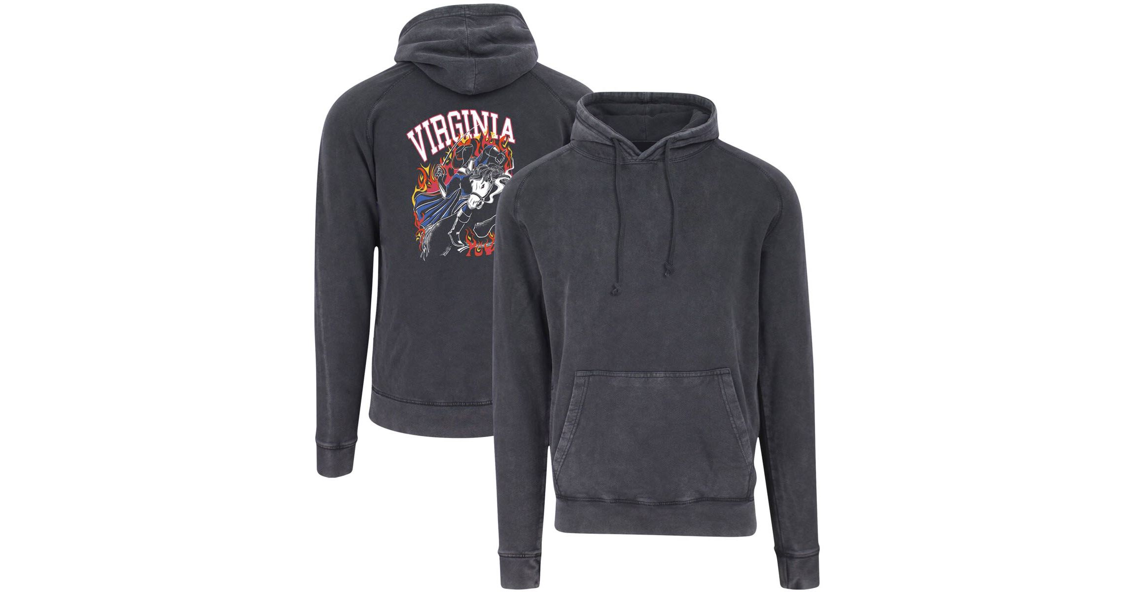 NCAA Virginia Cavaliers Legend Of Cavalier Hollow Spooky Hoos Vintage Raglan Pullover Hoodie