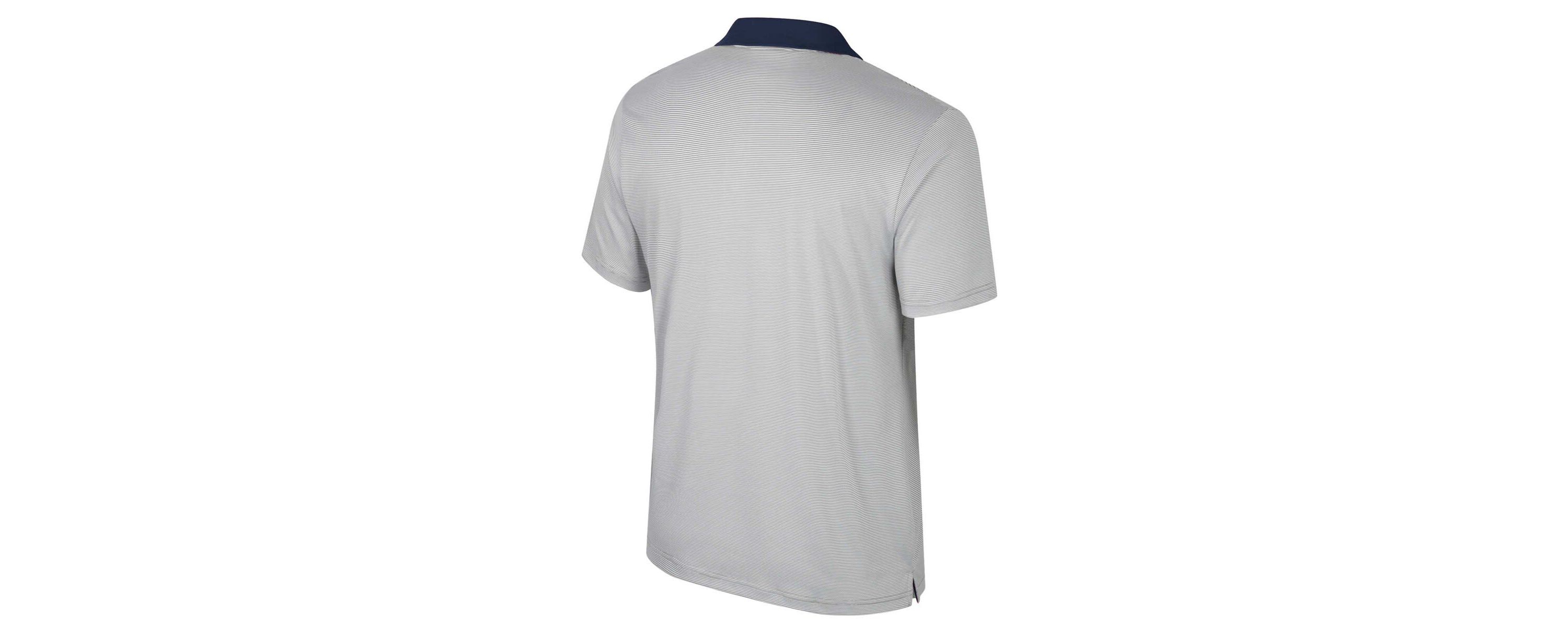 NCAA West Virginia Mountaineers Big & Tall Tuck Striped Polo