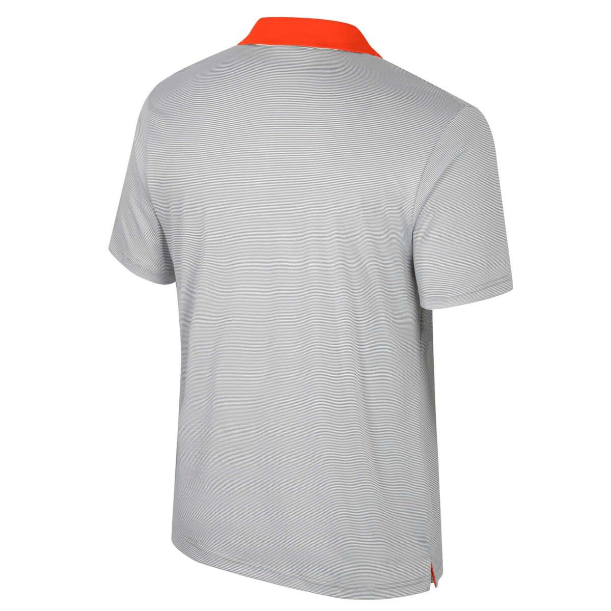 NCAA Clemson Tigers Big & Tall Tuck Striped Polo