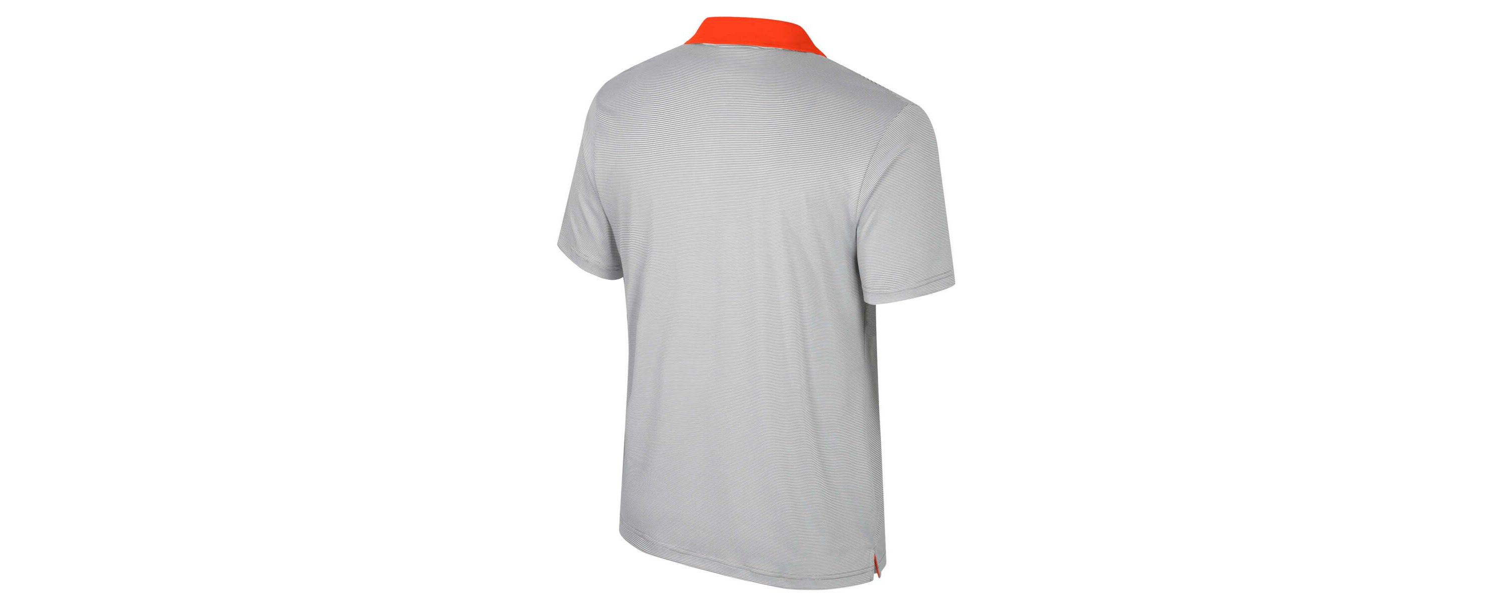 NCAA Clemson Tigers Big & Tall Tuck Striped Polo