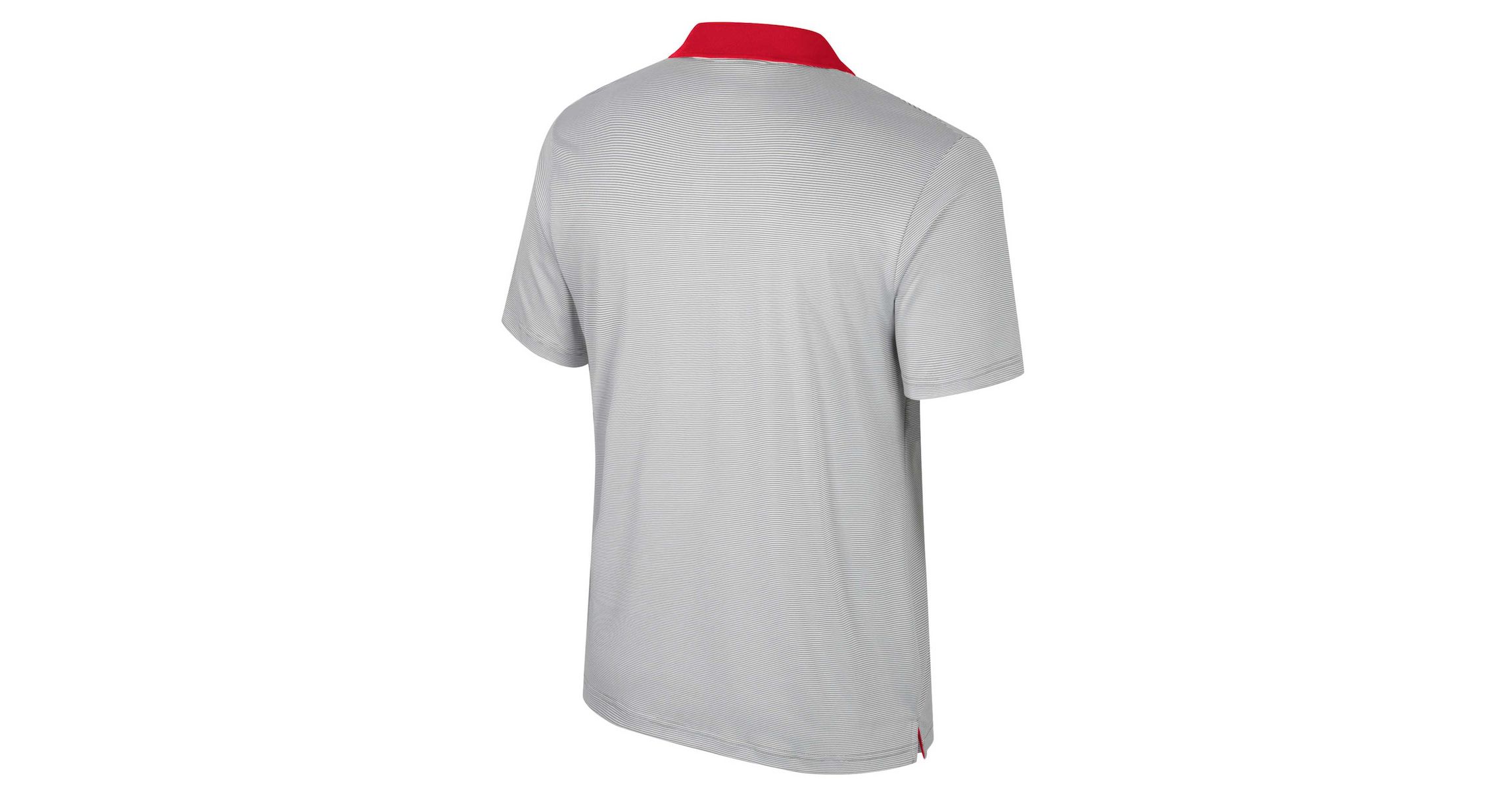 NCAA Nebraska Huskers Big & Tall Tuck Striped Polo