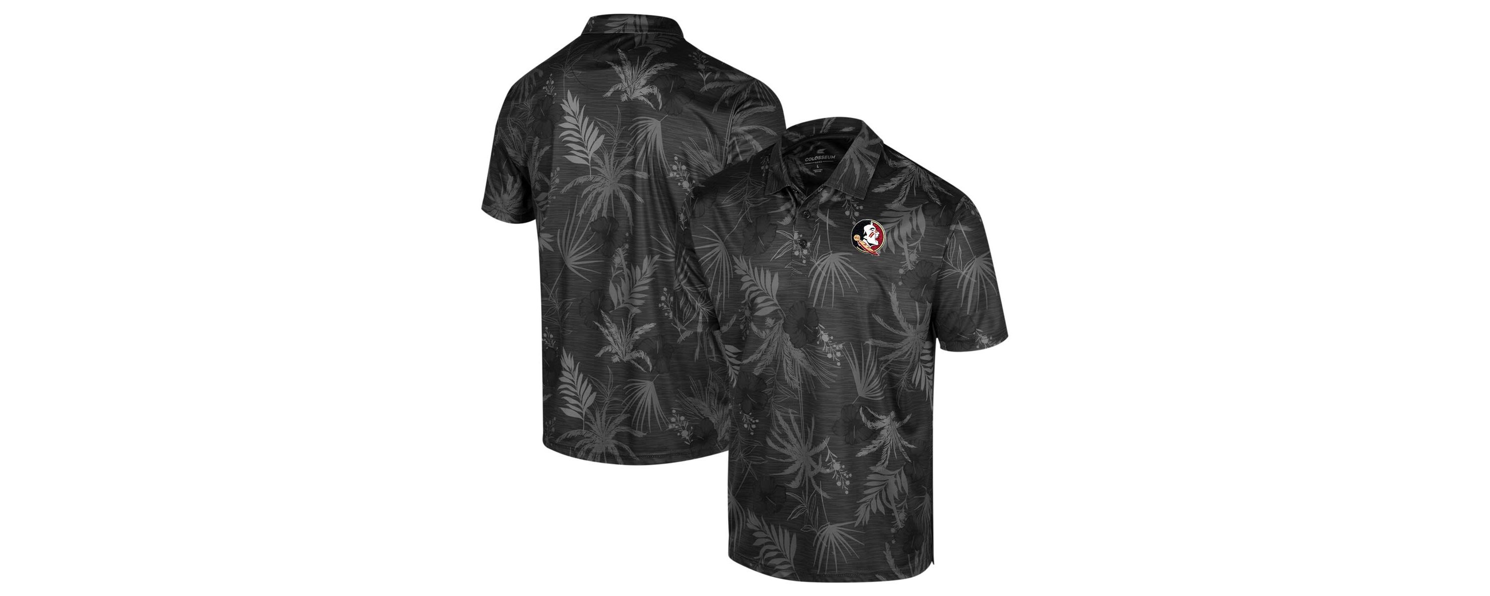NCAA Florida State Seminoles Big & Tall Palms Polo