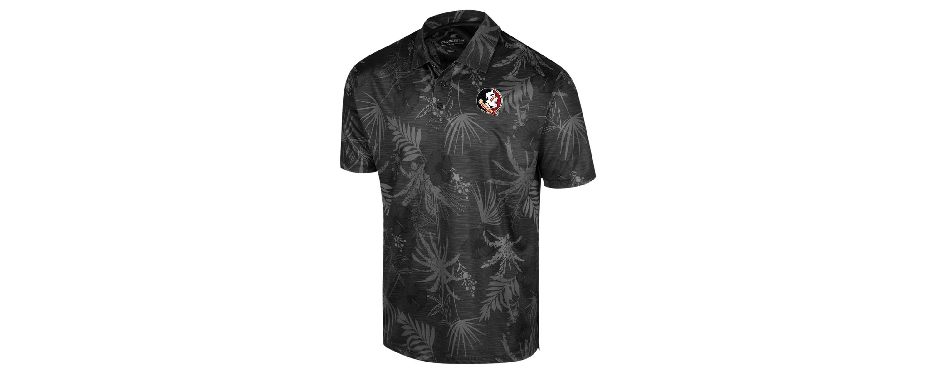 NCAA Florida State Seminoles Big & Tall Palms Polo