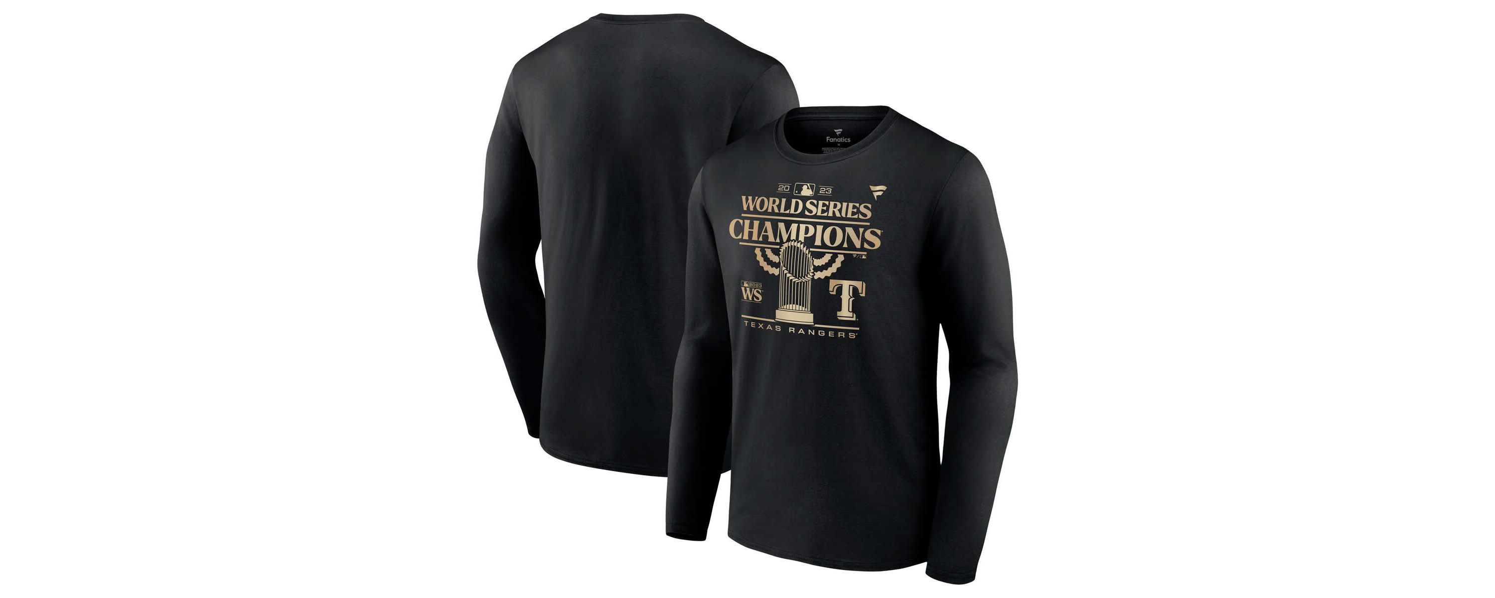 MLB Fanatics Texas Rangers 2023 World Series s Parade Long Sleeve T-Shirt