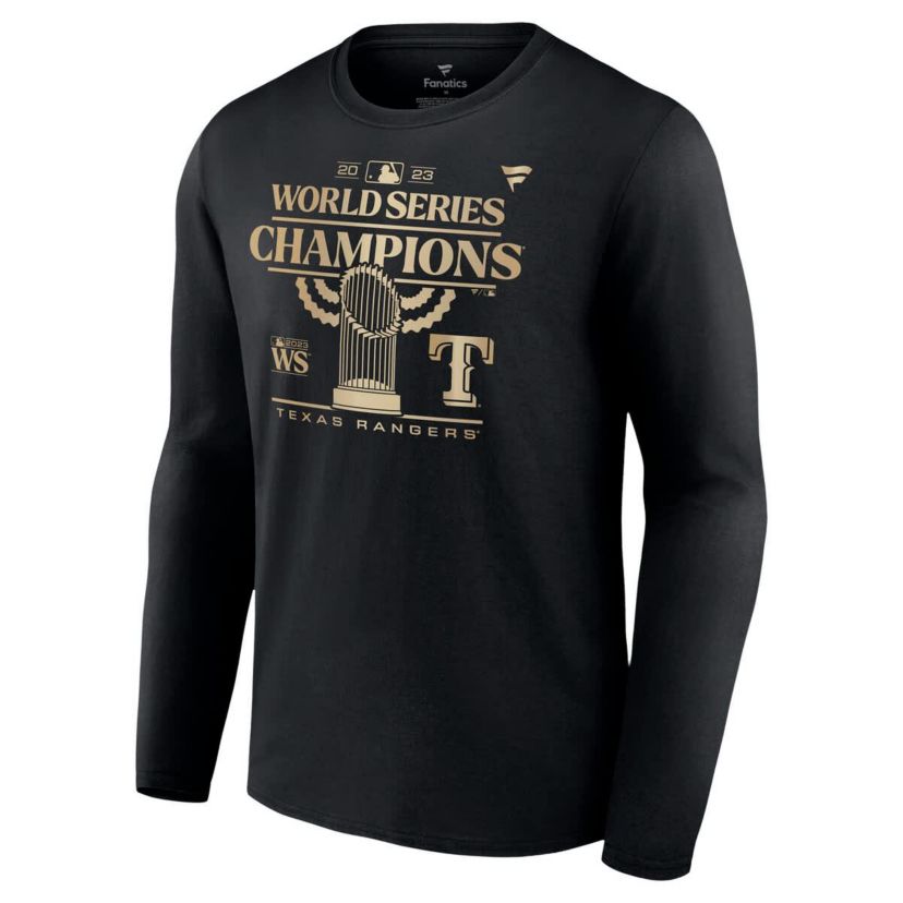 MLB Fanatics Texas Rangers 2023 World Series s Parade Long Sleeve T-Shirt