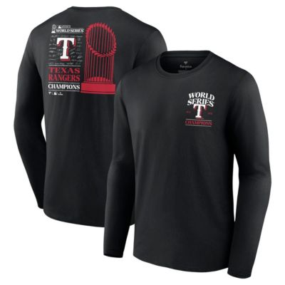 Fanatics Men's MLB Texas Rangers 2023 World Series s Signature Roster Long-Sleeve T-Shirt, Black, 5XL
