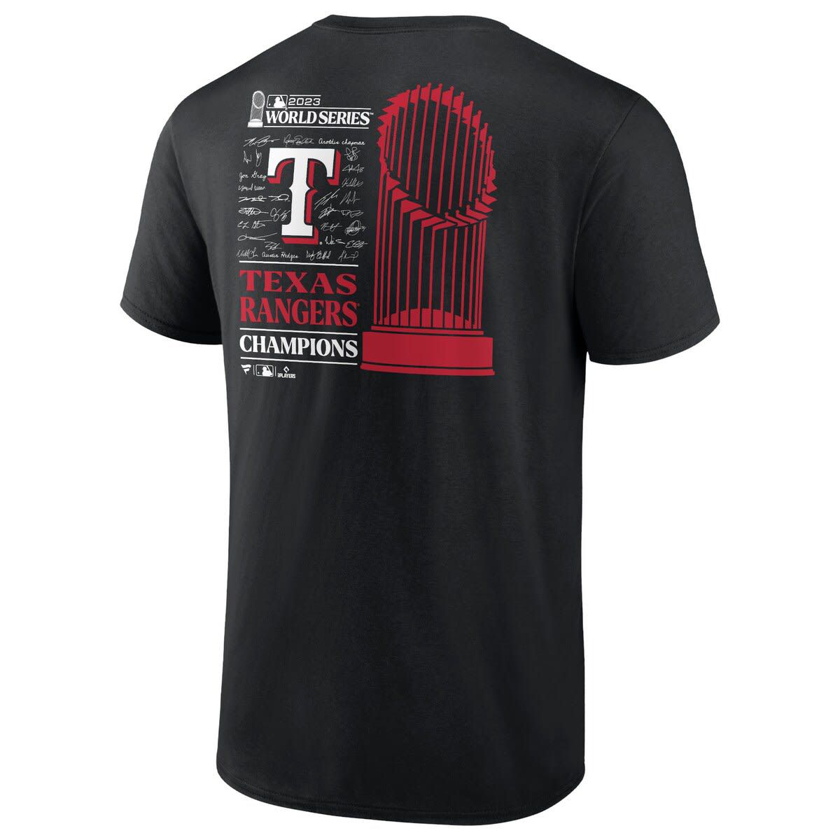 MLB Fanatics Texas Rangers 2023 World Series s Signature Roster T-Shirt