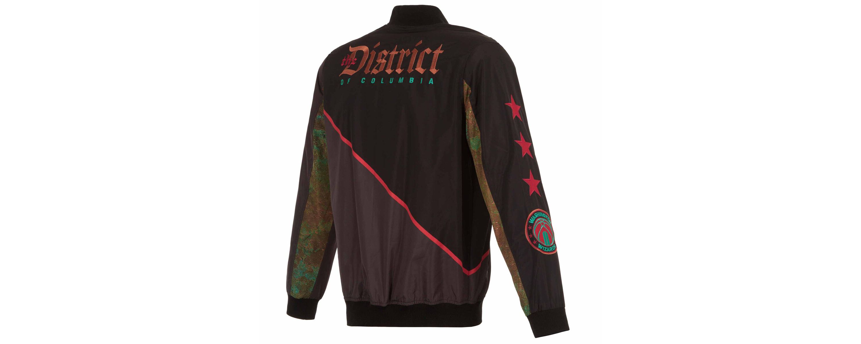 NBA Washington Wizards 2023/24 City Edition Full-Zip Bomber Jacket