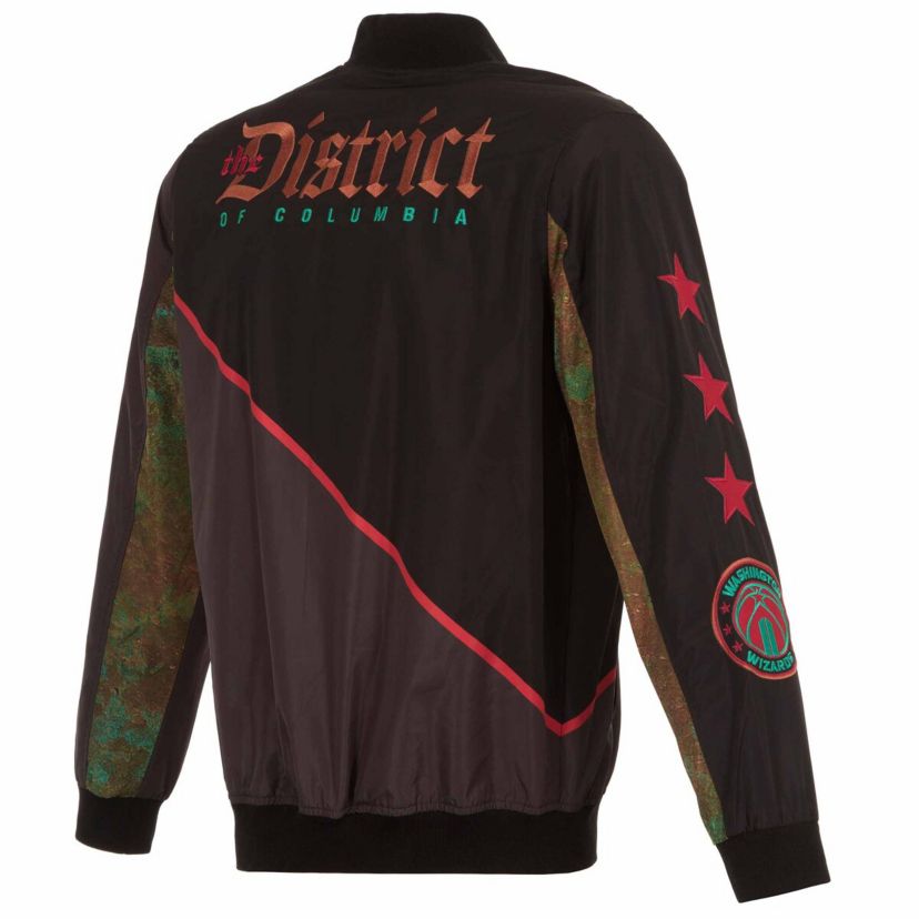 NBA Washington Wizards 2023/24 City Edition Full-Zip Bomber Jacket