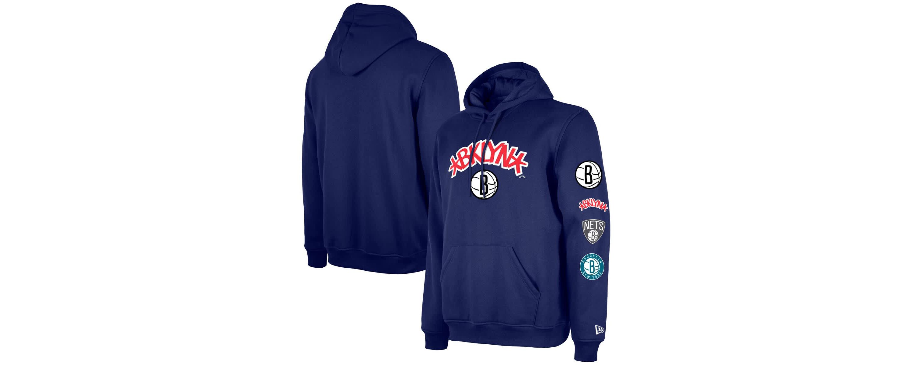 NBA Brooklyn Nets Big & Tall 2023/24 City Edition Jersey Pullover Hoodie