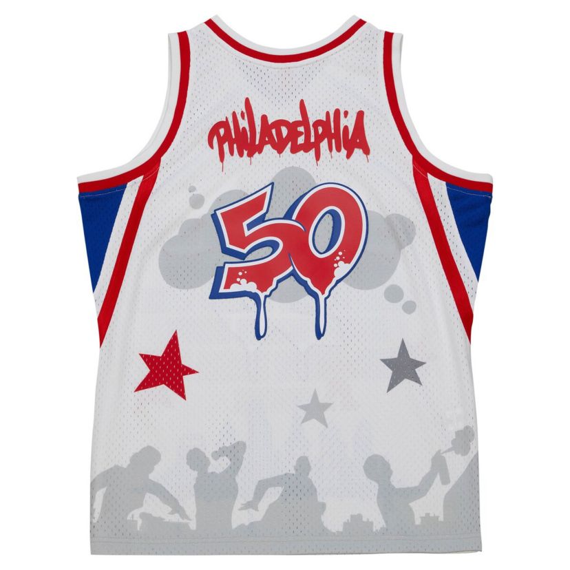 NBA x Tats Cru Philadelphia 76ers Hardwood Classics Fashion Jersey