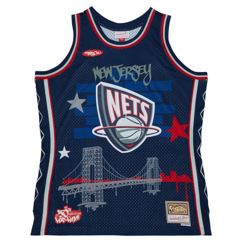 Hardwood Classic Teams x Tats Cru New Jersey Nets Hardwood Classics Fashion Jersey