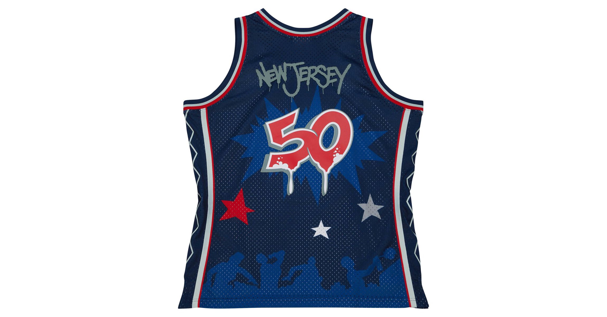 Hardwood Classic Teams x Tats Cru New Jersey Nets Hardwood Classics Fashion Jersey
