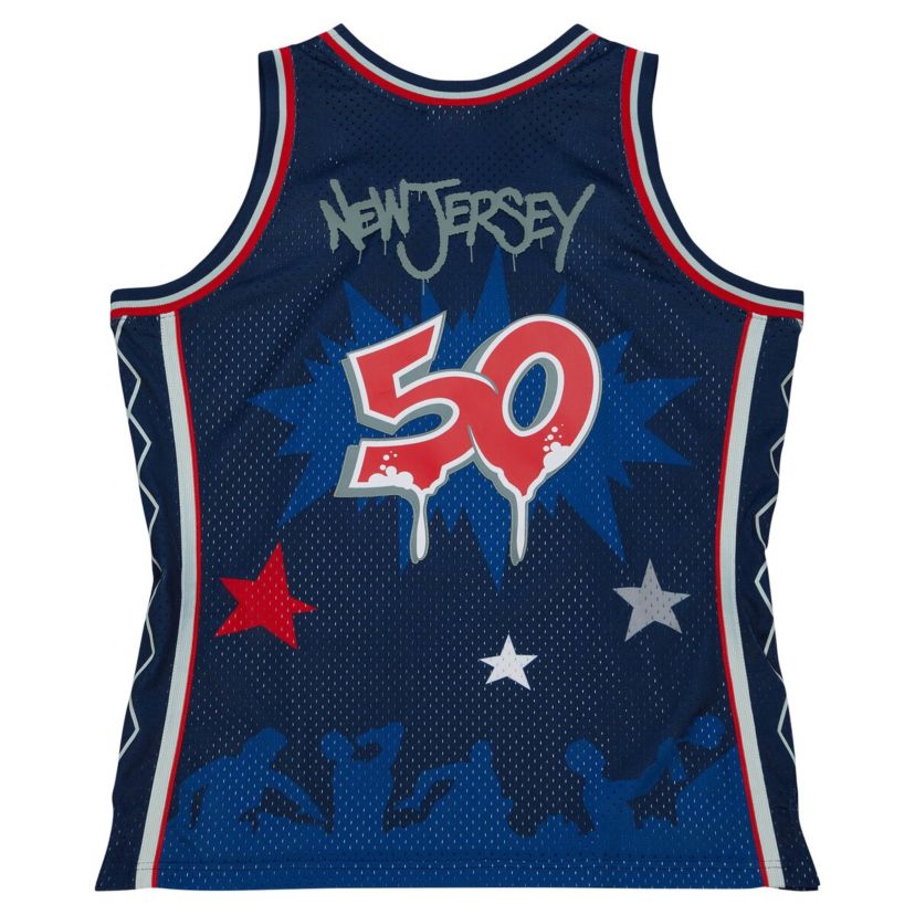 Hardwood Classic Teams x Tats Cru New Jersey Nets Hardwood Classics Fashion Jersey