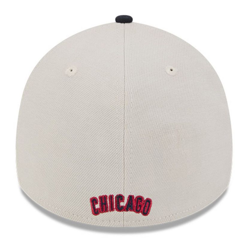 MLB Khaki/Black Chicago Cubs 2024 Fourth of July 39THIRTY Flex Hat