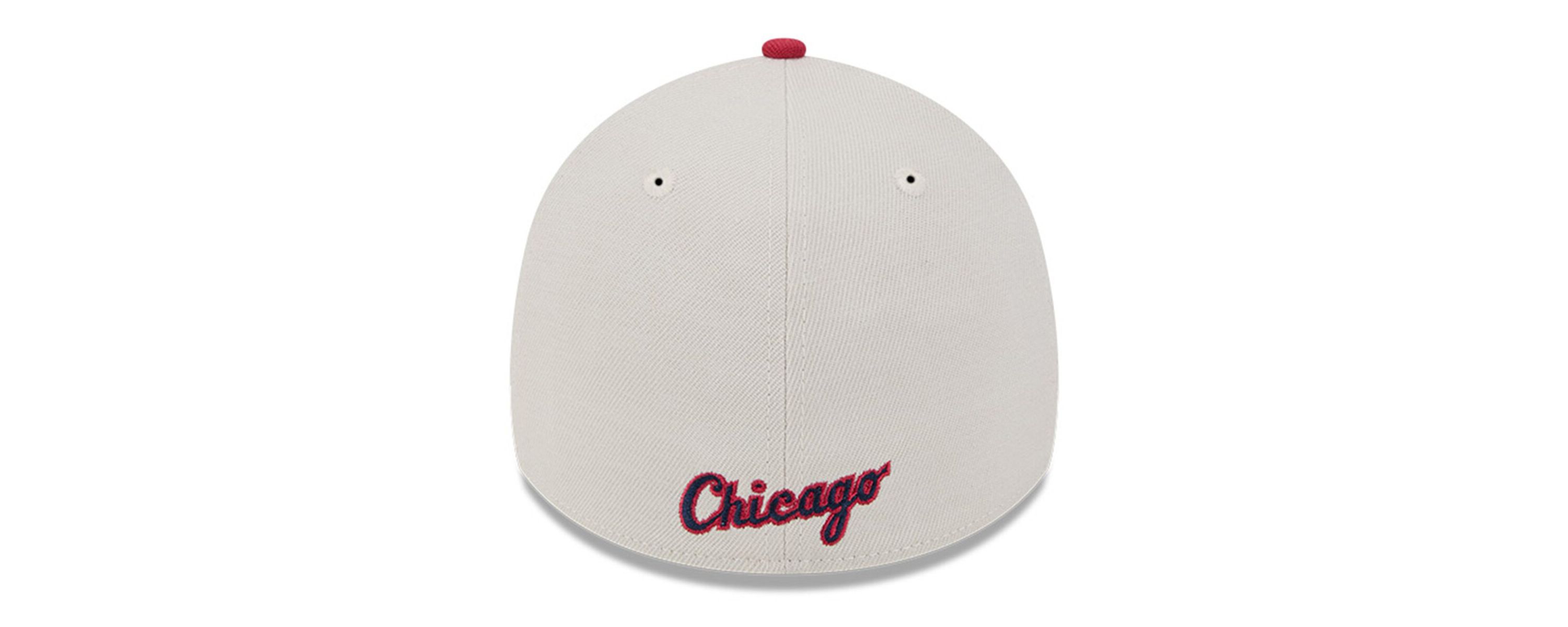Chicago White Sox MLB Khaki/Red Chicago Sox 2024 Fourth of July 39THIRTY Flex Hat