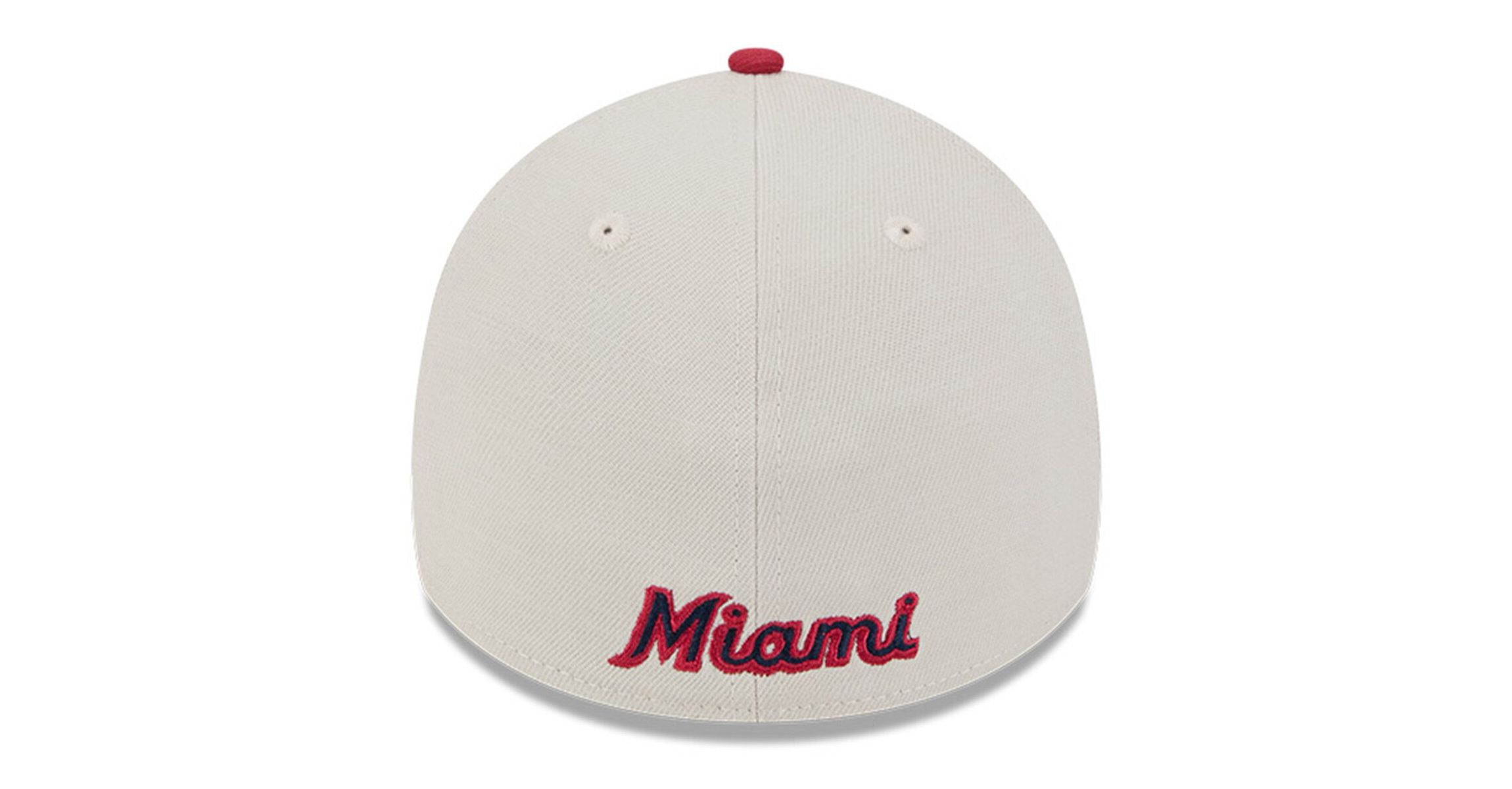 MLB Khaki/Red Miami Marlins 2024 Fourth of July 39THIRTY Flex Hat