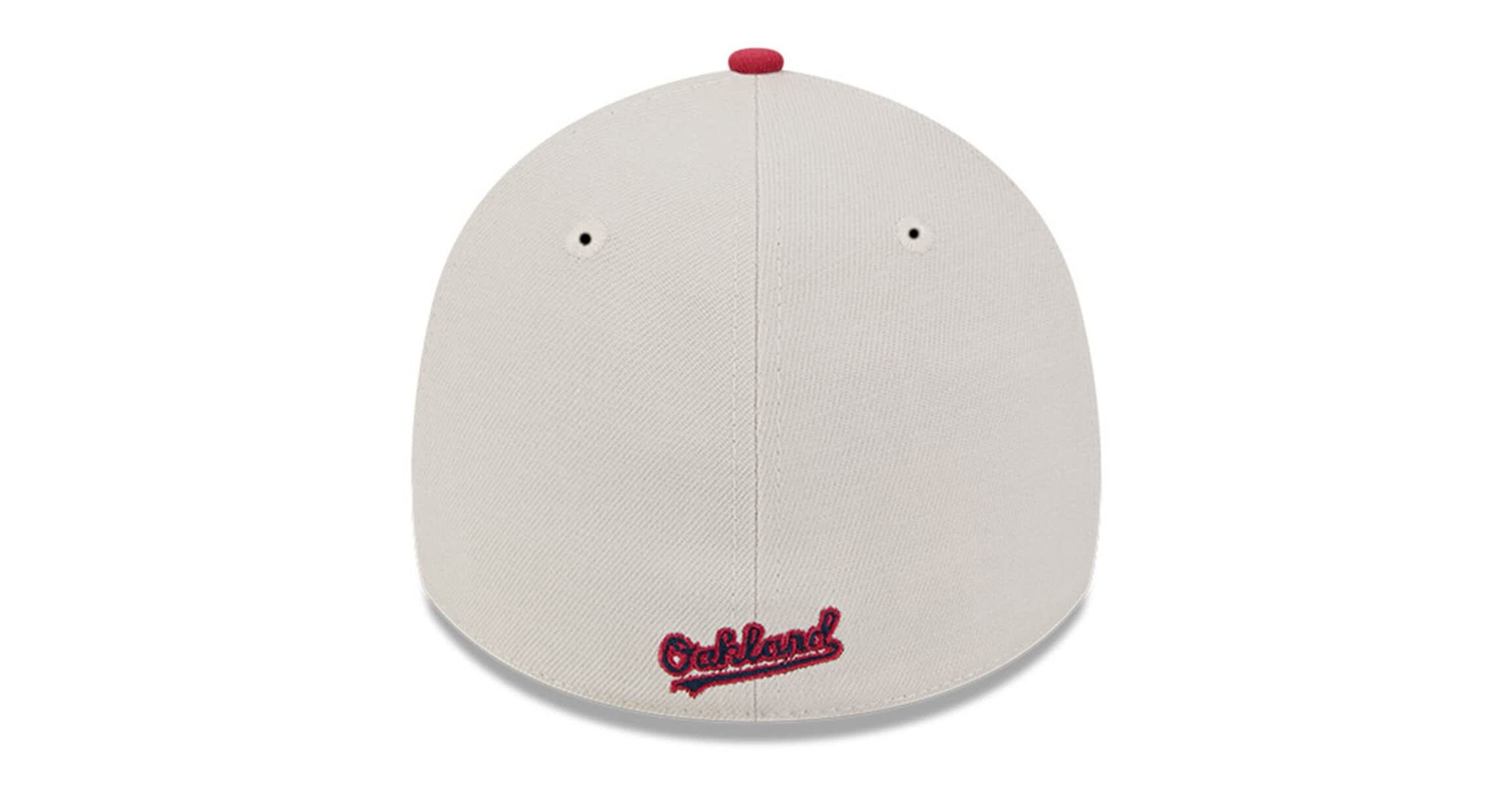 Cooperstown Teams Khaki/Red Oakland Athletics 2024 Fourth of July 39THIRTY Flex Hat