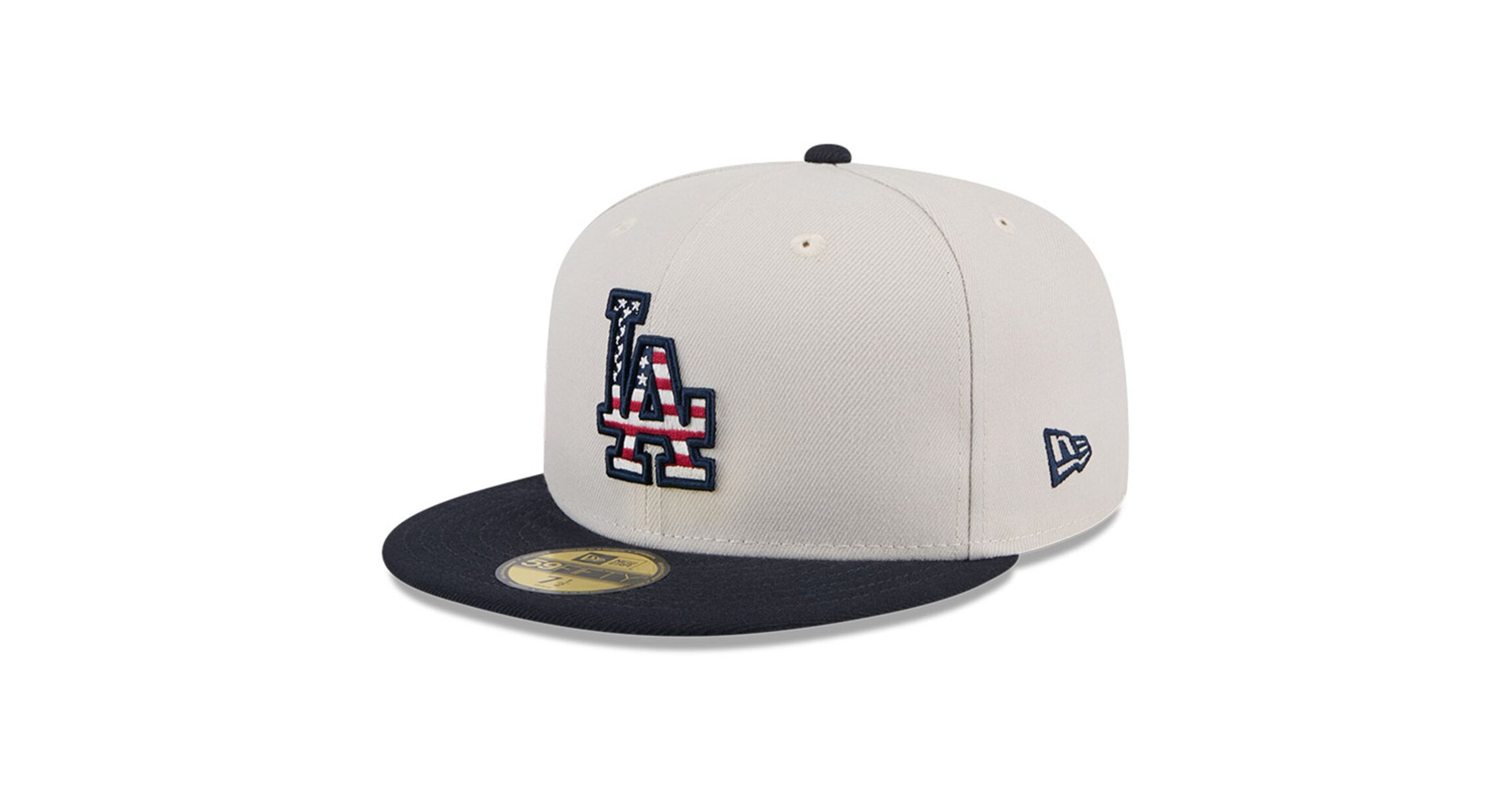 MLB Khaki/Black Los Angeles Dodgers 2024 Fourth of July 59FIFTY Fitted Hat