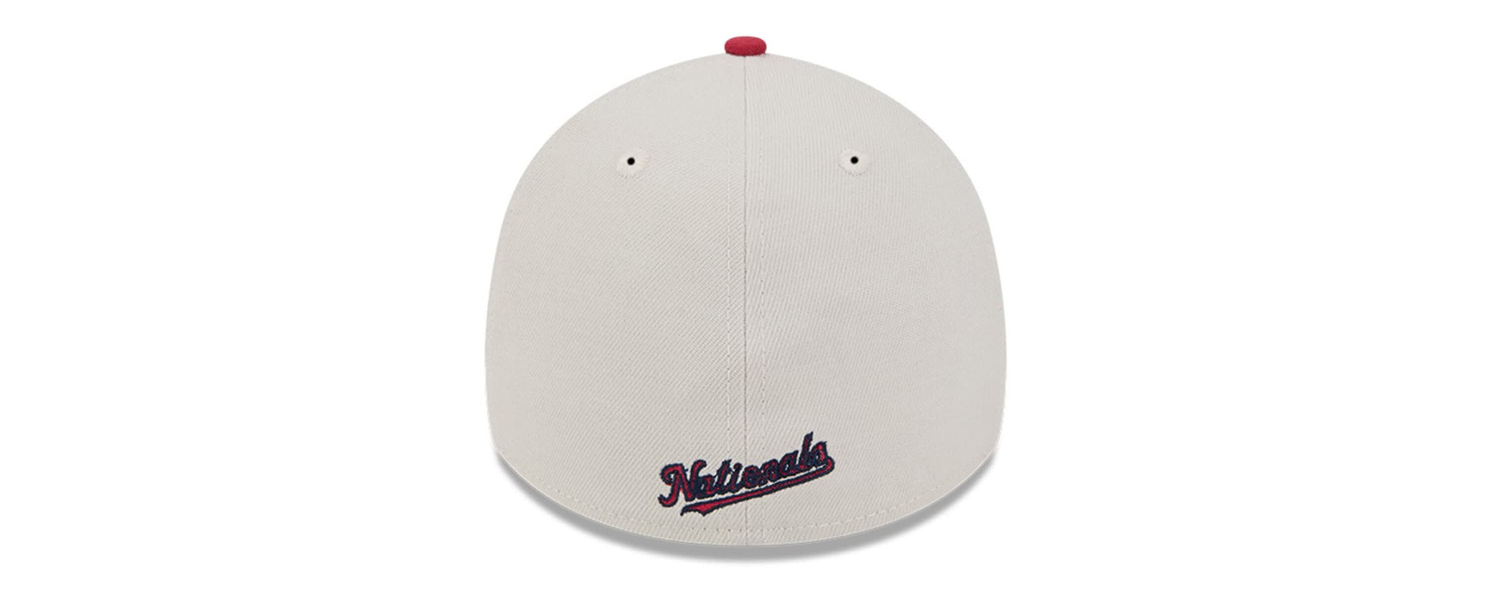 MLB Khaki/Red Washington Nationals 2024 Fourth of July 39THIRTY Flex Hat