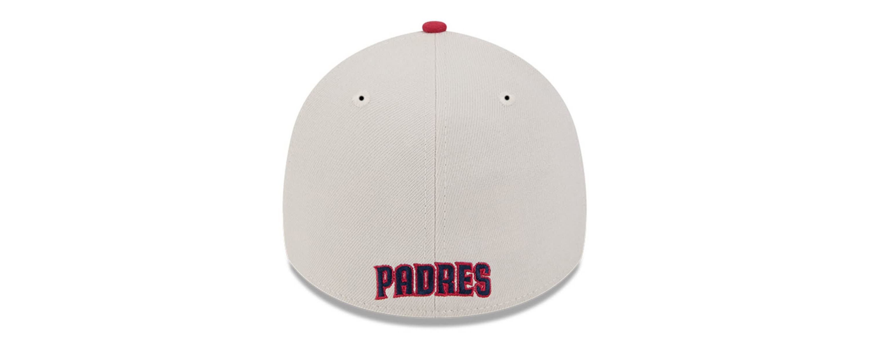 MLB Khaki/Red San Diego Padres 2024 Fourth of July 39THIRTY Flex Hat