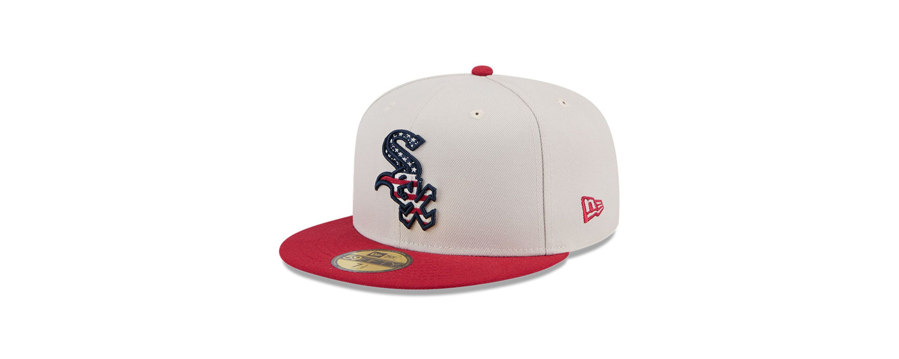Chicago White Sox MLB Khaki/Red Chicago Sox 2024 Fourth of July 59FIFTY Fitted Hat