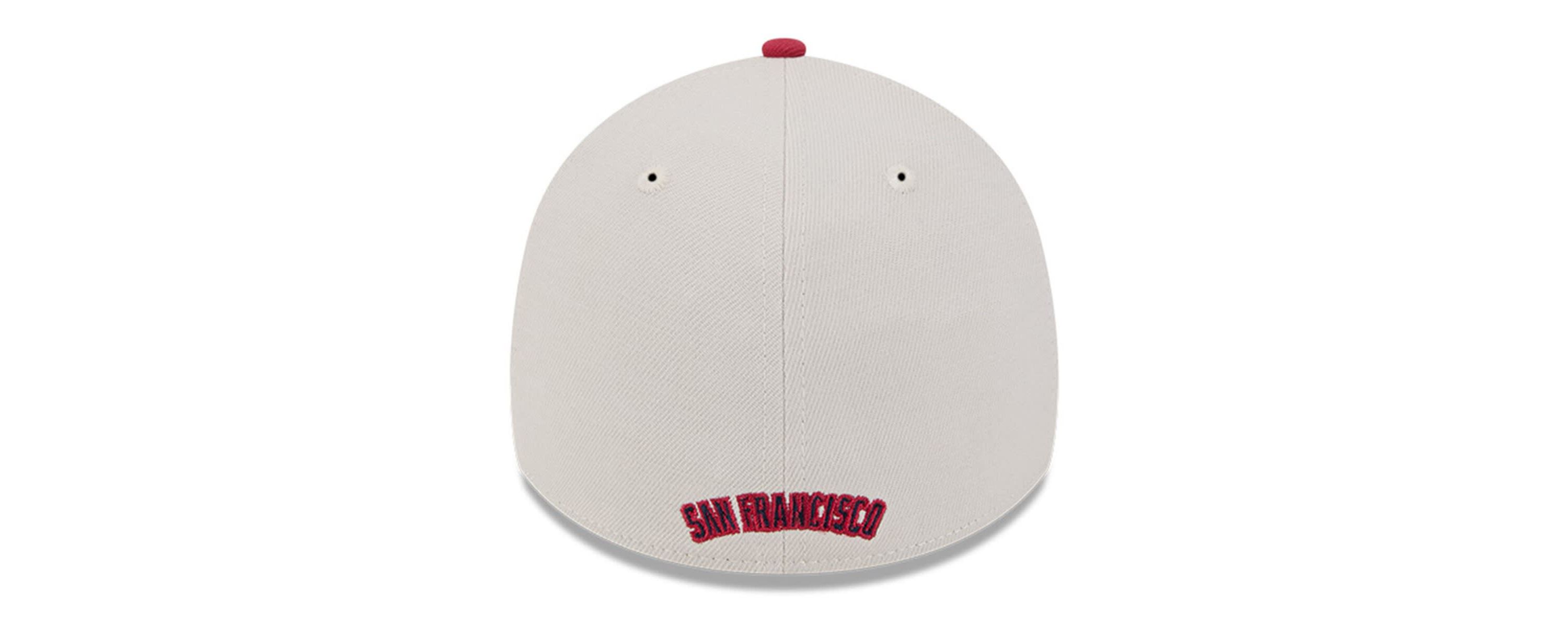 MLB Khaki/Red San Francisco Giants 2024 Fourth of July 39THIRTY Flex Hat