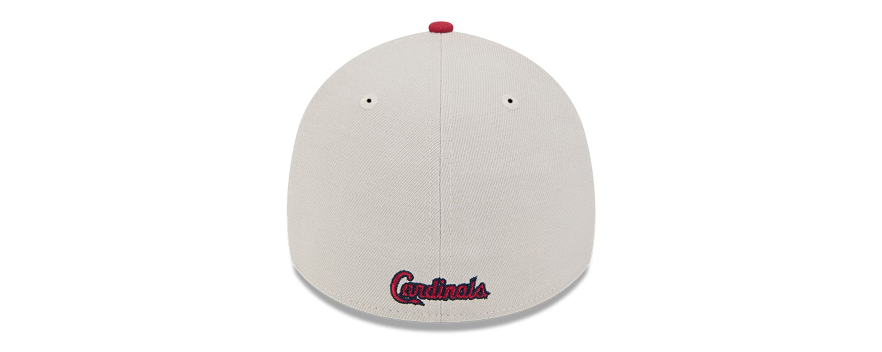 MLB Khaki/Red St. Louis Cardinals 2024 Fourth of July 39THIRTY Flex Hat