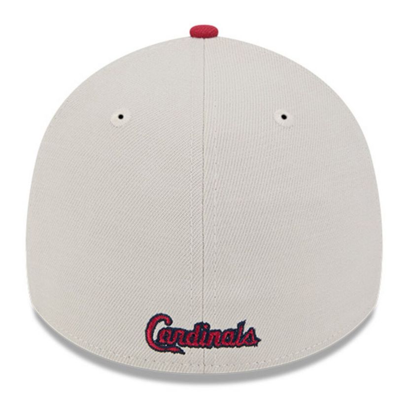MLB Khaki/Red St. Louis Cardinals 2024 Fourth of July 39THIRTY Flex Hat