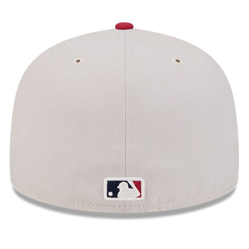 MLB Khaki/Red Washington Nationals 2024 Fourth of July 59FIFTY Fitted Hat