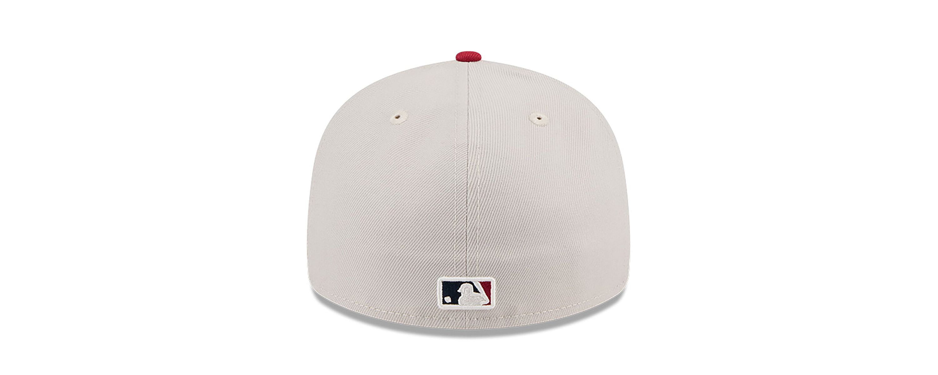 Oakland Athletics MLB Khaki/Red Athletics 2024 Fourth of July Low 59FIFTY Fitted Hat