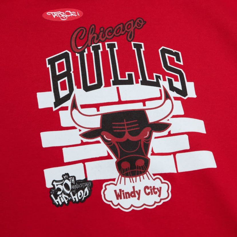 NBA x Tats Cru Chicago Bulls Hardwood Classics Brick Pullover Hoodie