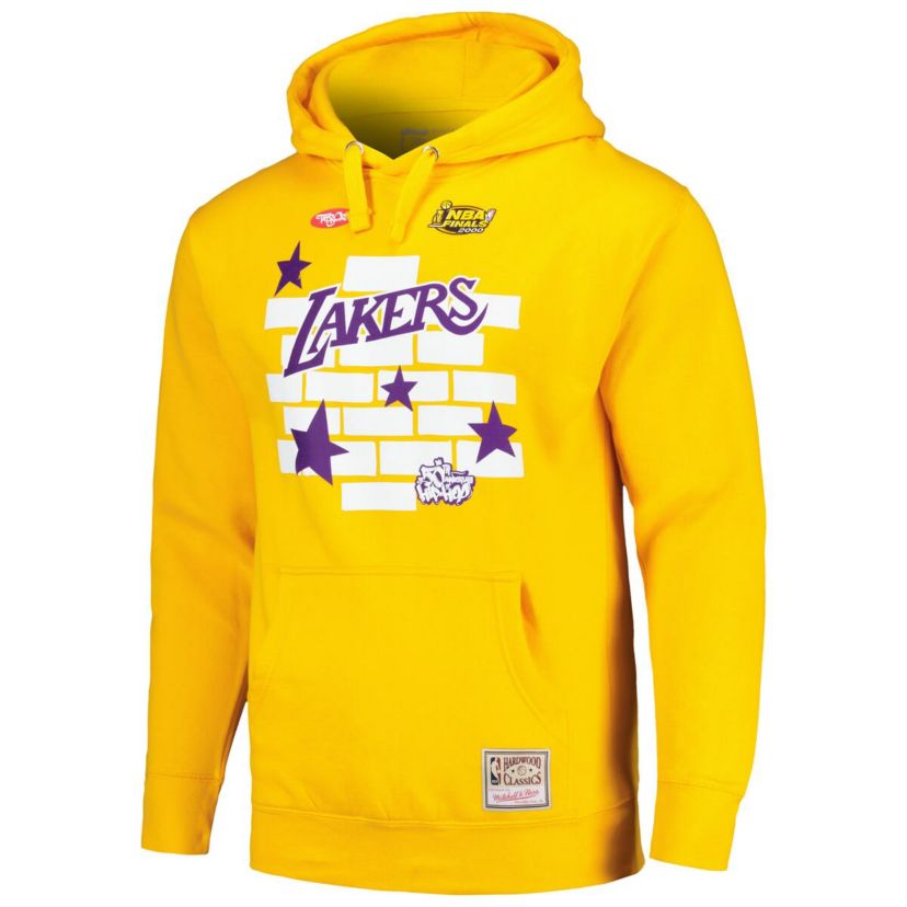 NBA x Tats Cru Los Angeles Lakers Hardwood Classics Brick Pullover Hoodie