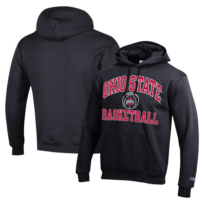 NCAA Ohio State Buckeyes Basketball Icon Powerblend Pullover Hoodie
