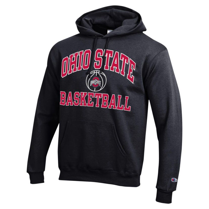 NCAA Ohio State Buckeyes Basketball Icon Powerblend Pullover Hoodie