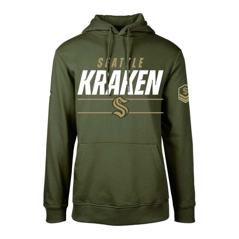 NHL Seattle Kraken Delta Podium Fleece Pullover Hoodie