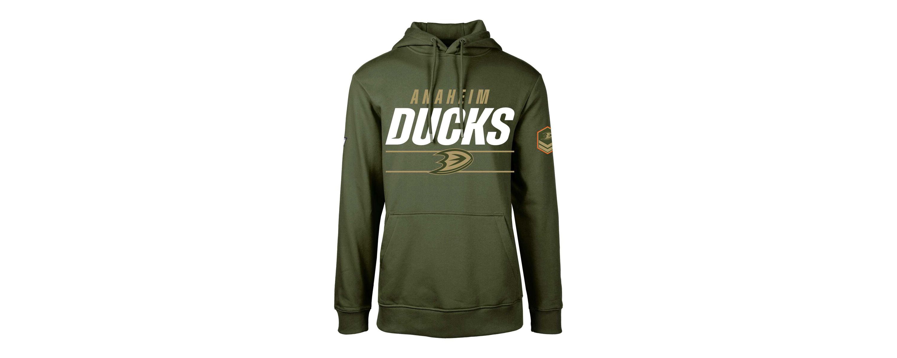 NHL Anaheim Ducks Delta Podium Fleece Pullover Hoodie