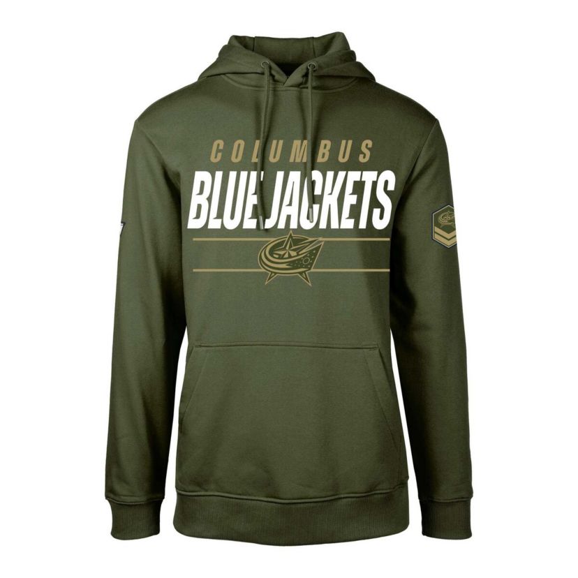 NHL Columbus Jackets Delta Podium Fleece Pullover Hoodie