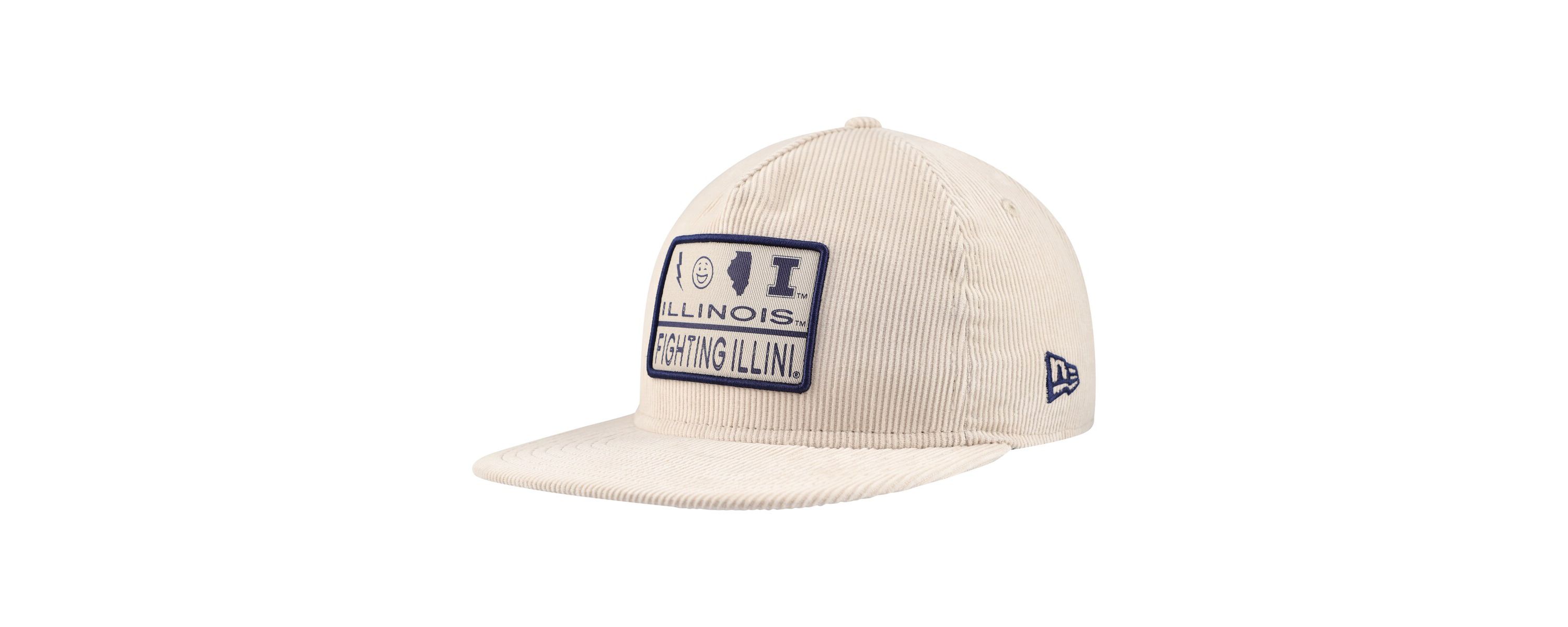 NCAA Illinois Fighting Illini Corduroy Golfer Snapback Hat